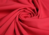 Ткань трикотаж джерси однотон. красный ш 1,5 (вискоза 65% нейлон 30% эл 5%)