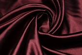 Ткань атлас однотон. бордовый ш 1,5 (пэ 100%) стрейч
