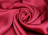 Ткань атлас двухсторонний малиновый ш 1,5 (пэ 100%) 