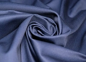 Плащевка однотон. темно-синий ш 1,5 (хлопок 65%  пэ 35%) 