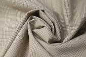 Ткань костюмная клетка бежевый ш 1,5 (шерсть 47% пэ 49% эластан 4%) Ткань костюмная клетка бежевый ш 1,5 (шерсть 47% пэ 49% эластан 4%)