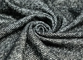 Ткань костюмная твид черно-белый ш 1,5 (шерсть 88% пэ 10% эластан 2%) Ткань костюмная твид черно-белый ш 1,5 (шерсть 88% пэ 10% эластан 2%)
