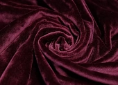 Ткань велюр однотон. сливовый ш 1,45 (пэ 92% эл 8%) Ткань велюр однотон. сливовый ш 1,45 (пэ 92% эл 8%)