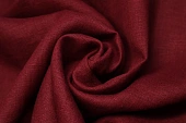 Ткань лен "с эффектом мятости" бордовый ш 1,45 (лен 100%) Ткань лен "с эффектом мятости" бордовый ш 1,45 (лен 100%)