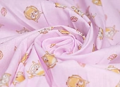 Ситец детский совы розовый ш 0,95 (хлопок 100%) Ситец детский совы розовый ш 0,95 (хлопок 100%)