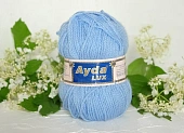 Пряжа Aida lux 100 голубой (100гр 265м) (акрил 100%) Пряжа Aida lux 100 голубой (100гр 265м) (акрил 100%)