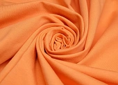 Ткань кулирка лайкра пенье оранжевый ш 1,8 (хлопок 100%) Ткань кулирка лайкра пенье оранжевый ш 1,8 (хлопок 100%)