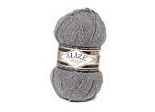 Пряжа Alize super lana серый (100гр 280м) (акрил 75% шерсть 25%) Пряжа Alize super lana серый (100гр 280м) (акрил 75% шерсть 25%)