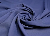 Ткань креп темно-синий ш 1,5 (пэ 97% эл 3%)