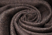Ткань пальтовая диагональ шоколадный  ш 1,5 (шерсть 70% пэ30%)