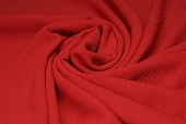 Ткань плательная "креш" красный ш1,5 ( пэ 100%) стрейч Ткань плательная "креш" красный ш1,5 ( пэ 100%) стрейч
