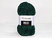 Пряжа Yarn Art Dolce изумруд (100гр 120м) (микро пэ100%) Пряжа Yarn Art Dolce изумруд (100гр 120м) (микро пэ100%)