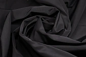 Плащевка однотон. матовый черный ш 1,5 (пэ 100%) Плащевка однотон. матовый черный ш 1,5 (пэ 100%)