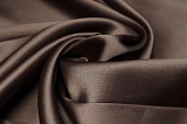 Ткань атлас холодный коричневый 1,45 (пэ 97% эластан 3%) 