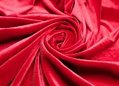 Ткань бархат однотон. красный ш 1,5 (пэ 100%) стрейч Ткань бархат однотон. красный ш 1,5 (пэ 100%) стрейч