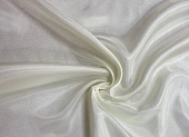 Ткань подкладочная атлас белый ш 1,45 (вискоза 45% пэ 55%)