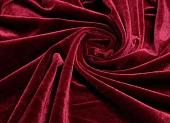Ткань бархат однотон. бордовый № 2 ш 1,6 (пэ 100%) стрейч Ткань бархат однотон. бордовый № 2 ш 1,6 (пэ 100%) стрейч
