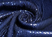Ткань с пайетками синий ш 1,4 (пэ 100%) Ткань с пайетками синий ш 1,4 (пэ 100%)