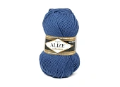 Пряжа Alize lana gold темно-голубой (100гр 240м) (акрил 51% шерсть 49%) Пряжа Alize lana gold темно-голубой (100гр 240м) (акрил 51% шерсть 49%)