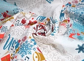 Ткань вафельное полотно "Северная Сказка" ш 1,50 (хлопок 100%)