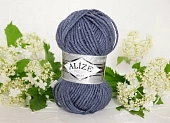 Пряжа Alize super lana maxi джинсовый (100гр 100м) (акрил 75% шерсть 25%) Пряжа Alize super lana maxi джинсовый (100гр 100м) (акрил 75% шерсть 25%)