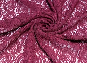 Ткань кружевное полотно огурцы темно-бордовый ш 1,5 (пэ 100%) Ткань кружевное полотно огурцы темно-бордовый ш 1,5 (пэ 100%)