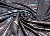Ткань трикотаж голограмма черный ш 1,5 (пэ 100%)