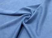 Замша трикотаж голубой ш 1,5 ( эл 4% пэ 96%)