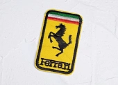 Аппликации термо Ferrari желтый