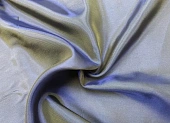 Ткань подкладочная хамелеон золотисто-синий ш 1,5 (вискоза 41% пэ 59%)