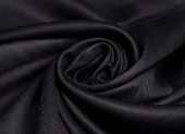 Ткань плательная однотон. черный ш 1,5 (тенсель 100%) Ткань плательная однотон. черный ш 1,5 (тенсель 100%)