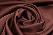 Ткань костюмно-плательная однотон. креп шоколад ш 1,5 ( пэ 100%)
