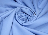 Ткань трикотаж джерси однотон. голубой ш 1,5 (вискоза 54% тенсель 10% нейлон 33% эл 3%) Ткань трикотаж джерси однотон. голубой ш 1,5 (вискоза 54% тенсель 10% нейлон 33% эл 3%)