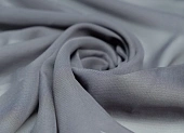 Ткань шифон однотон темно-серый ш 1,5 (пэ 100%) Ткань шифон однотон темно-серый ш 1,5 (пэ 100%)