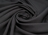Ткань плательная однотон. черный ш 1,4 (вискоза 67% эластан 3% тенсел 30%) Ткань плательная однотон. черный ш 1,4 (вискоза 67% эластан 3% тенсел 30%)