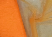 Ткань фатин оранжевый ш 1,5 (пэ 100%)