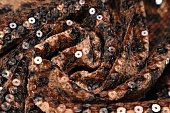 Ткань бархат с пайетками ANIMAL коричневый ш 1,4 (пэ96% эл 4%) Ткань бархат с пайетками ANIMAL коричневый ш 1,4 (пэ96% эл 4%)
