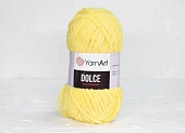 Пряжа Yarn Art Dolce желтый (100гр 120м) (микро пэ100%) Пряжа Yarn Art Dolce желтый (100гр 120м) (микро пэ100%)
