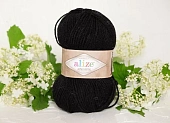 Пряжа Alize alpaka royal черный (100гр 250м) (акрил 55% альпака 30% шерсть 15%) Пряжа Alize alpaka royal черный (100гр 250м) (акрил 55% альпака 30% шерсть 15%)