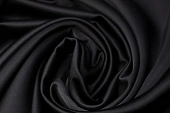 Ткань костюмная ROSE атлас черный ш 1,5 ( пэ 98% эл 2%) Ткань костюмная ROSE атлас черный ш 1,5 ( пэ 98% эл 2%)
