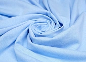 Ткань трикотаж кулирка голубой ш 1,8(хлопок92% эл 8%) Ткань трикотаж кулирка голубой ш 1,8(хлопок92% эл 8%)