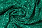 Ткань жаккард однотон. изумудный ш 1,45 (ацетат 95% эл 5%) Ткань жаккард однотон. изумудный ш 1,45 (ацетат 95% эл 5%)