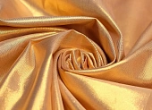 Ткань парча мос-сатин однотон. золотистый ш 1,10 (пэ 100%)