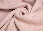 Ткань трикотаж однотон. пудровый ш 1,5 (вискоза 40% эл 4% пэ56%)