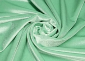 Ткань бархат однотон. мятный ш 1,5 (пэ 100%) стрейч Ткань бархат однотон. мятный ш 1,5 (пэ 100%) стрейч