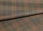 Ткань костюмная клетка болотно-кирпичный ш 1,55 (шерсть 41% пэ 55% лайкра 4%) Ткань костюмная клетка болотно-кирпичный ш 1,55 (шерсть 41% пэ 55% лайкра 4%)