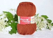 Пряжа Чистая шерсть коньяк (100гр 250м) (шерсть 100%) Пряжа Чистая шерсть коньяк (100гр 250м) (шерсть 100%)