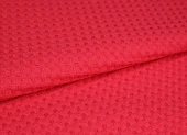 Ткань вафельное полотно красный ш 1,5 (хлопок 100%) Ткань вафельное полотно красный ш 1,5 (хлопок 100%)