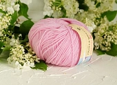 Пряжа Пехорка Детский каприз розовый (50гр 225м) (шерсть мериносовая 50% фибра 50%) Пряжа Пехорка Детский каприз розовый (50гр 225м) (шерсть мериносовая 50% фибра 50%)