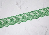 Кружево капрон зеленый (пэ 100%)